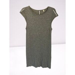 Women's Size Small 100% Cashmere Cap Sleeve Dress Crystal details by LISLI